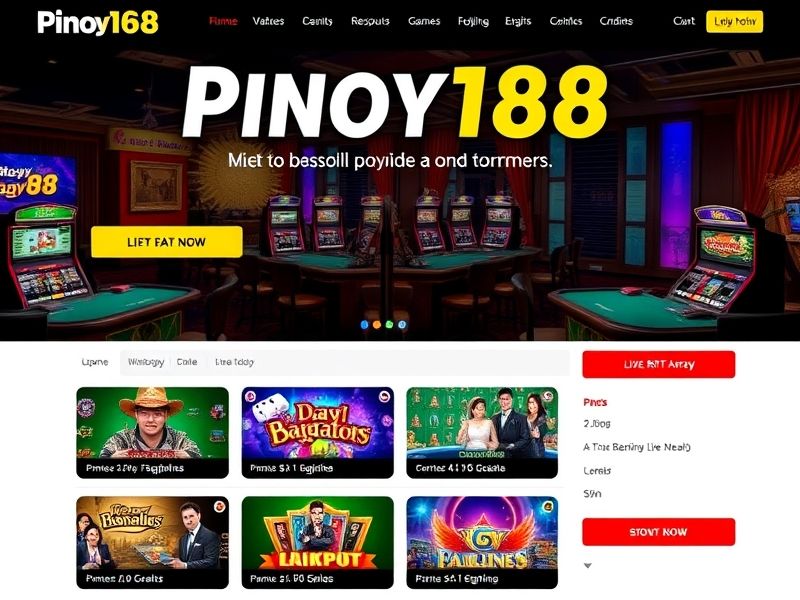 Explore Pinoy168.com, the premier online gambling destination in the Philippines. Discover casino games, sports betting, exclusive promotions, and secure gaming experiences tailored for Filipino players.